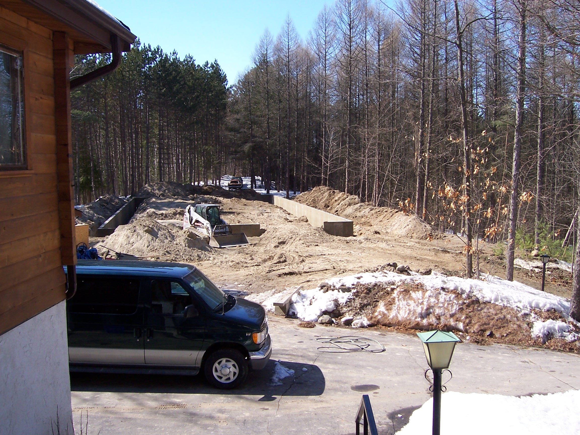 Excavation and foundation construction
