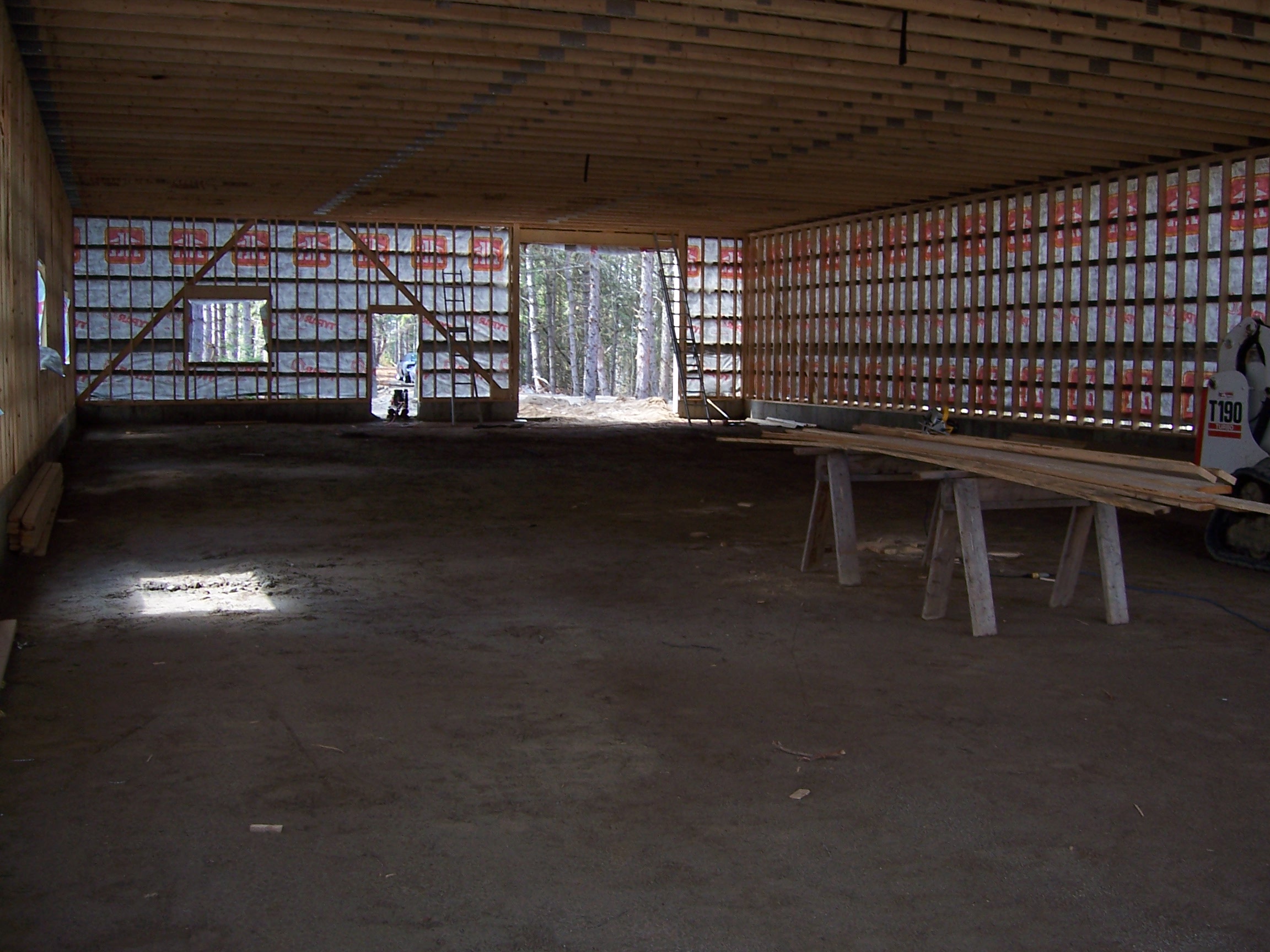 framing a garage