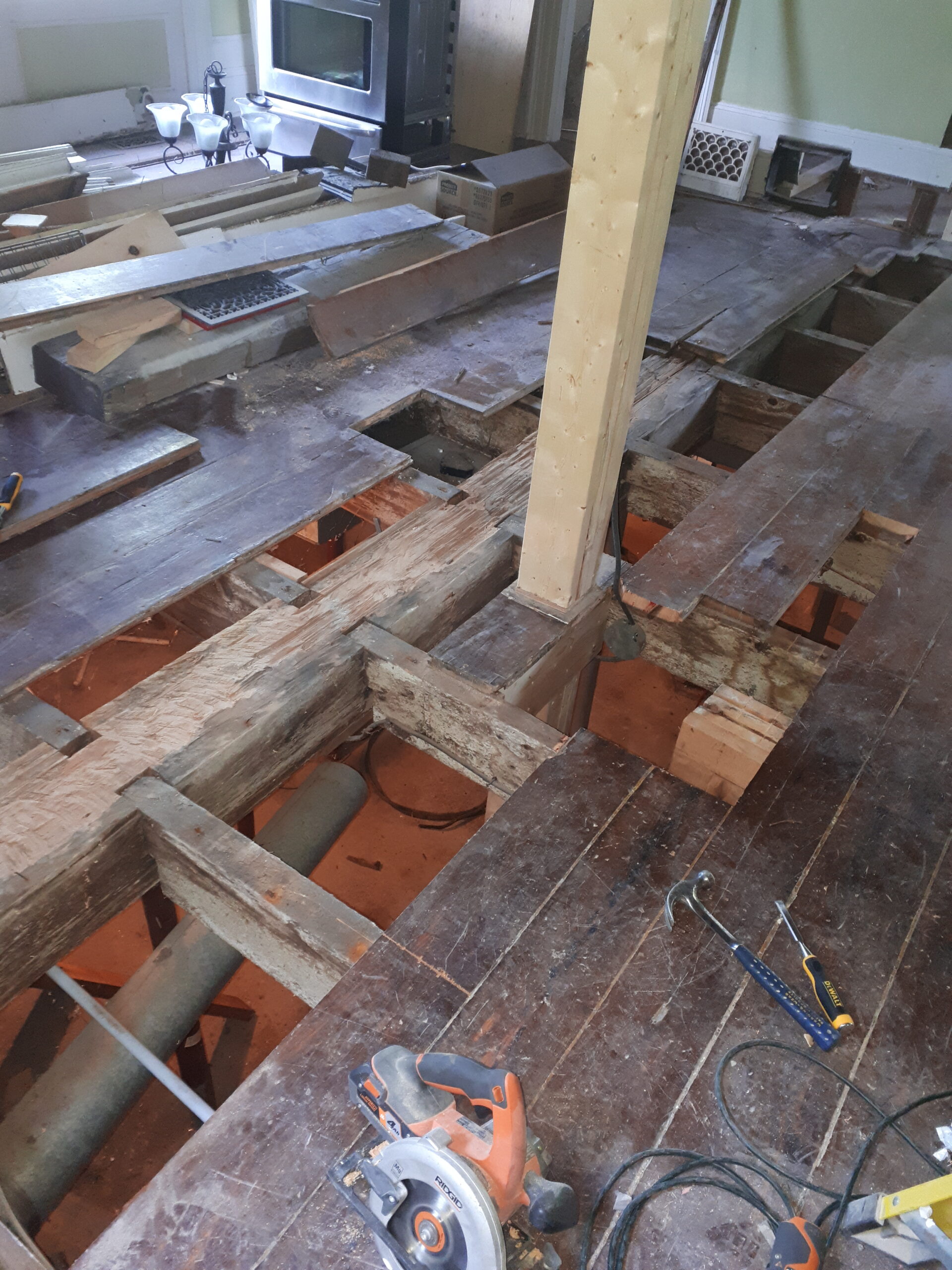 leveling a vintage floor