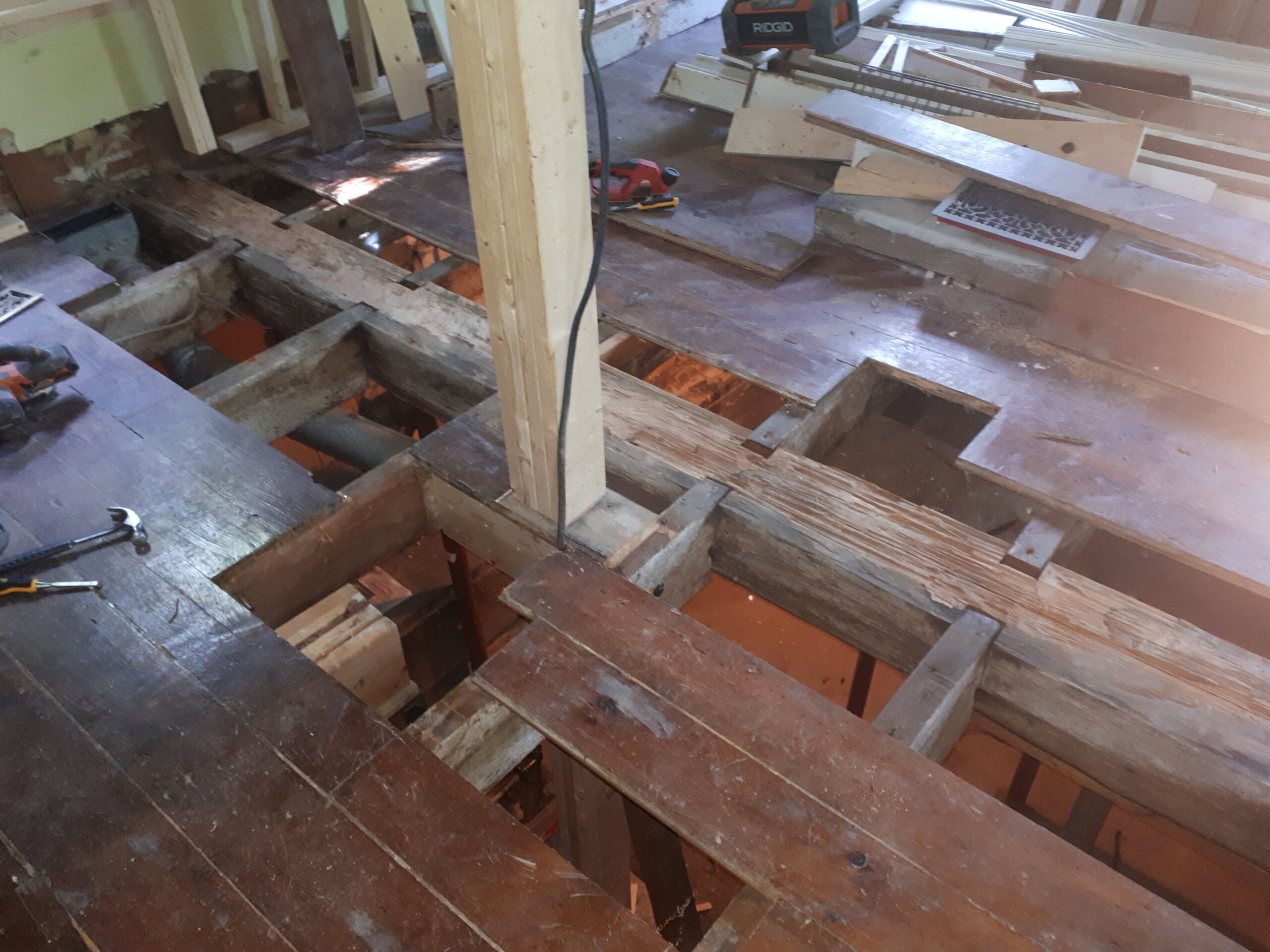 floor leveling joist leveling