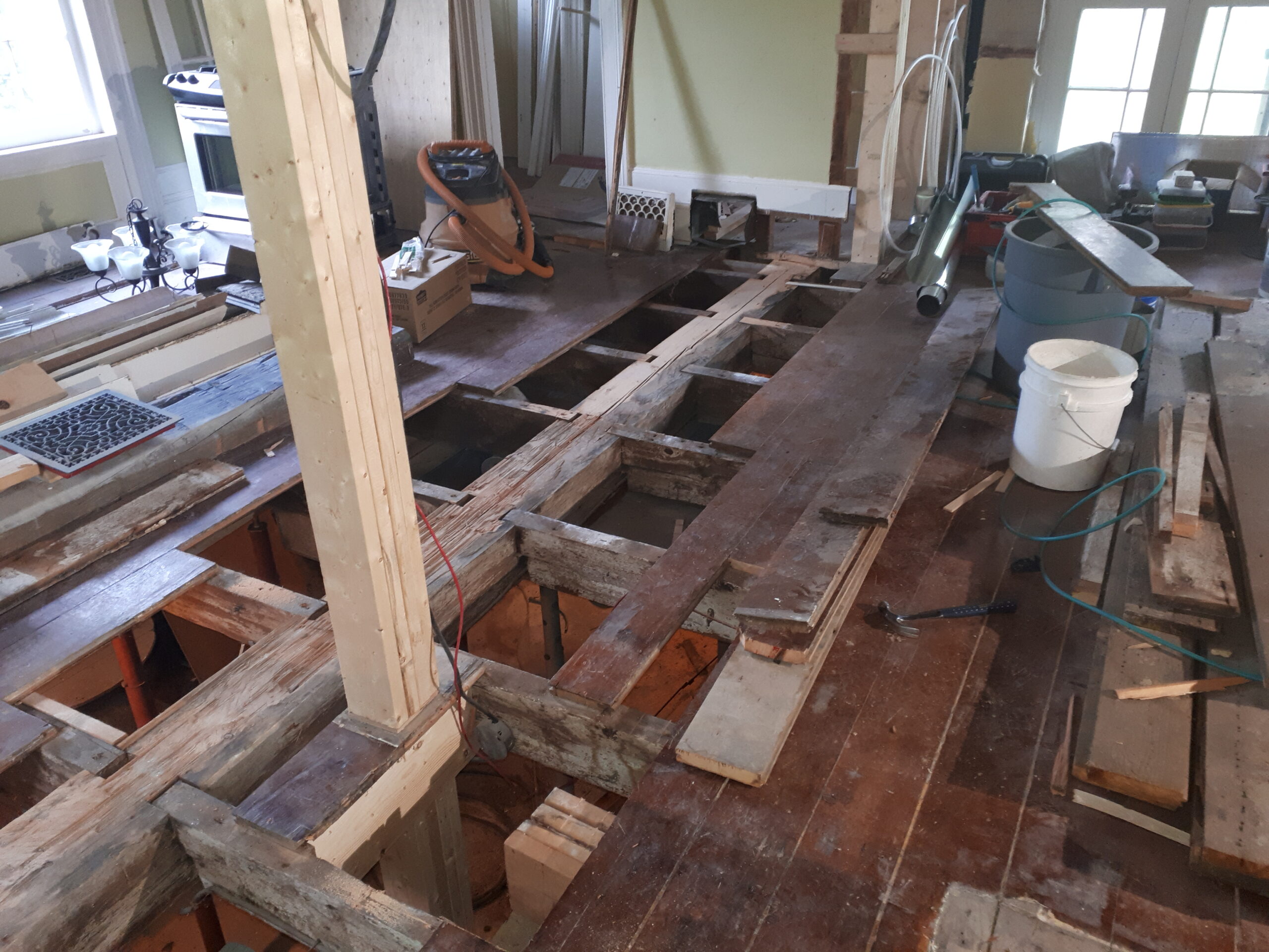 vintage flooring repair