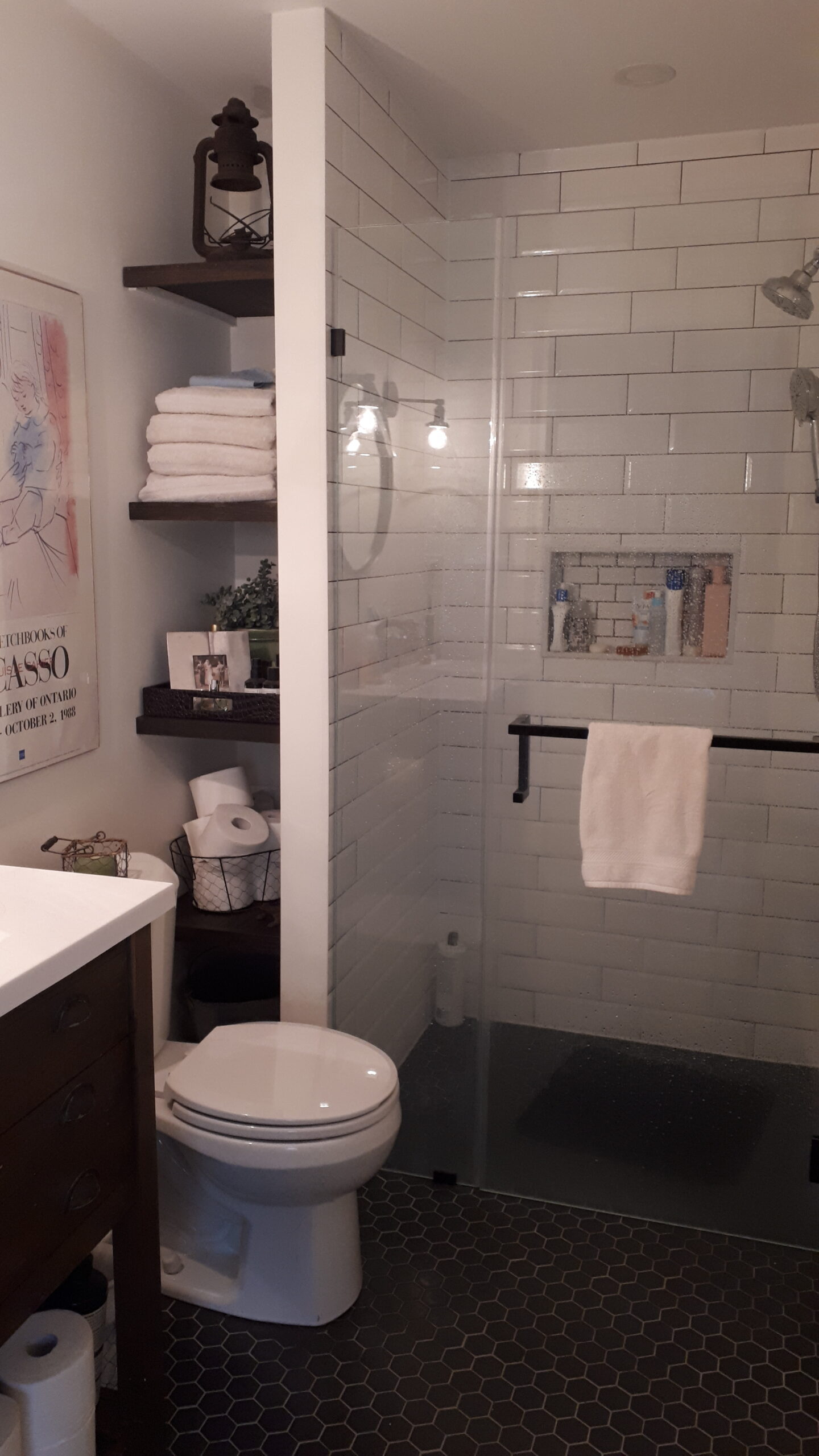 bathroom renovation subway tile